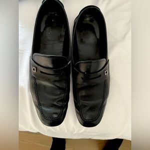 Mens ferragamo loafers used size 11 E the run a dot big